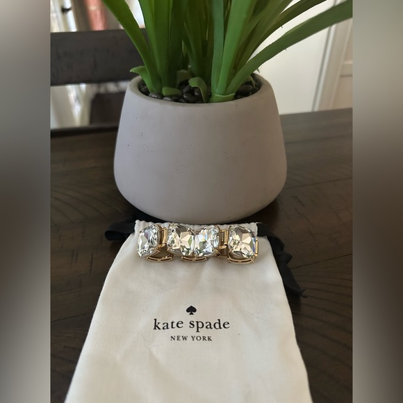 kate spade Jewelry - NWOT Kate Spade Gold and Crystal Bracelet